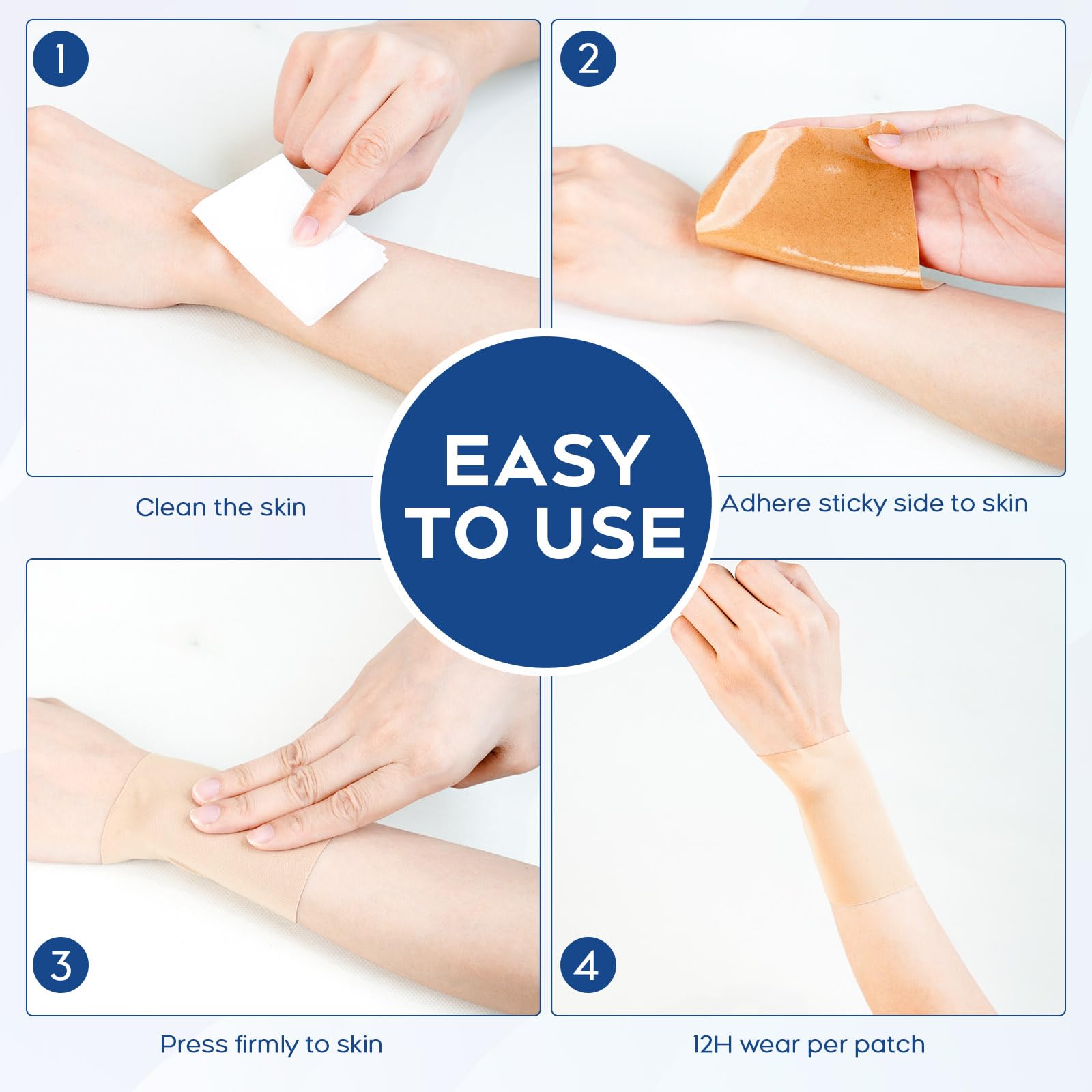 Uposiut Lidocaine 4% Patches - Extra Strength Lidocaine Patches (40 Patches), for Neck, Shoulder, Back, Knee, and Ankle Muscles, 12-Hour Effectiveness-A001L Uposiut Au supplements