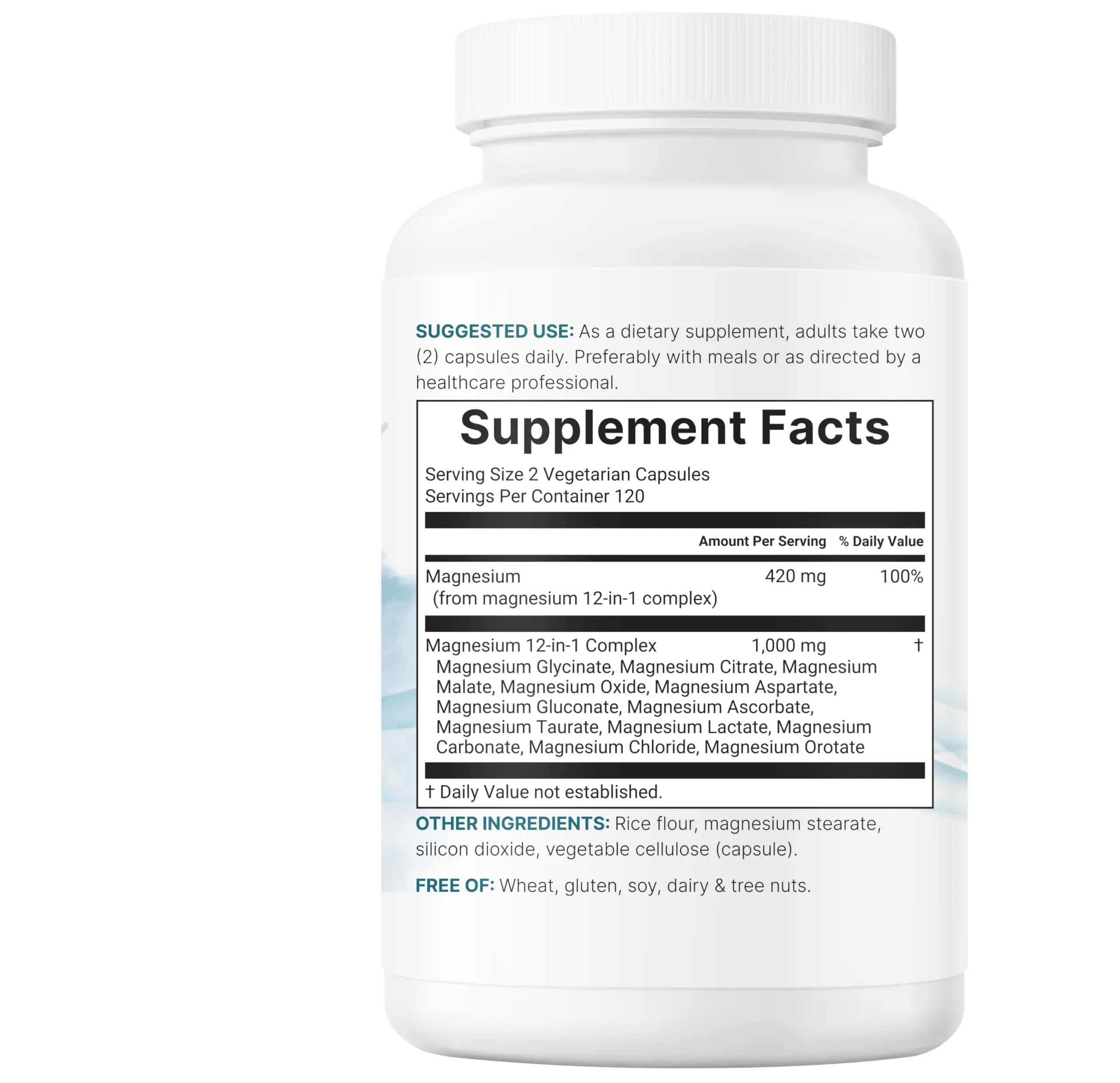 Micro Ingredients 12‑in‑1 Magnesium Complex 1000 mg, 240 Capsules – Magnesium Glycinate, Citrate, Taurate, Malate & More – High Absorption Formula for Men & Women – Chelated & Purified Micro Ingredients Au supplements