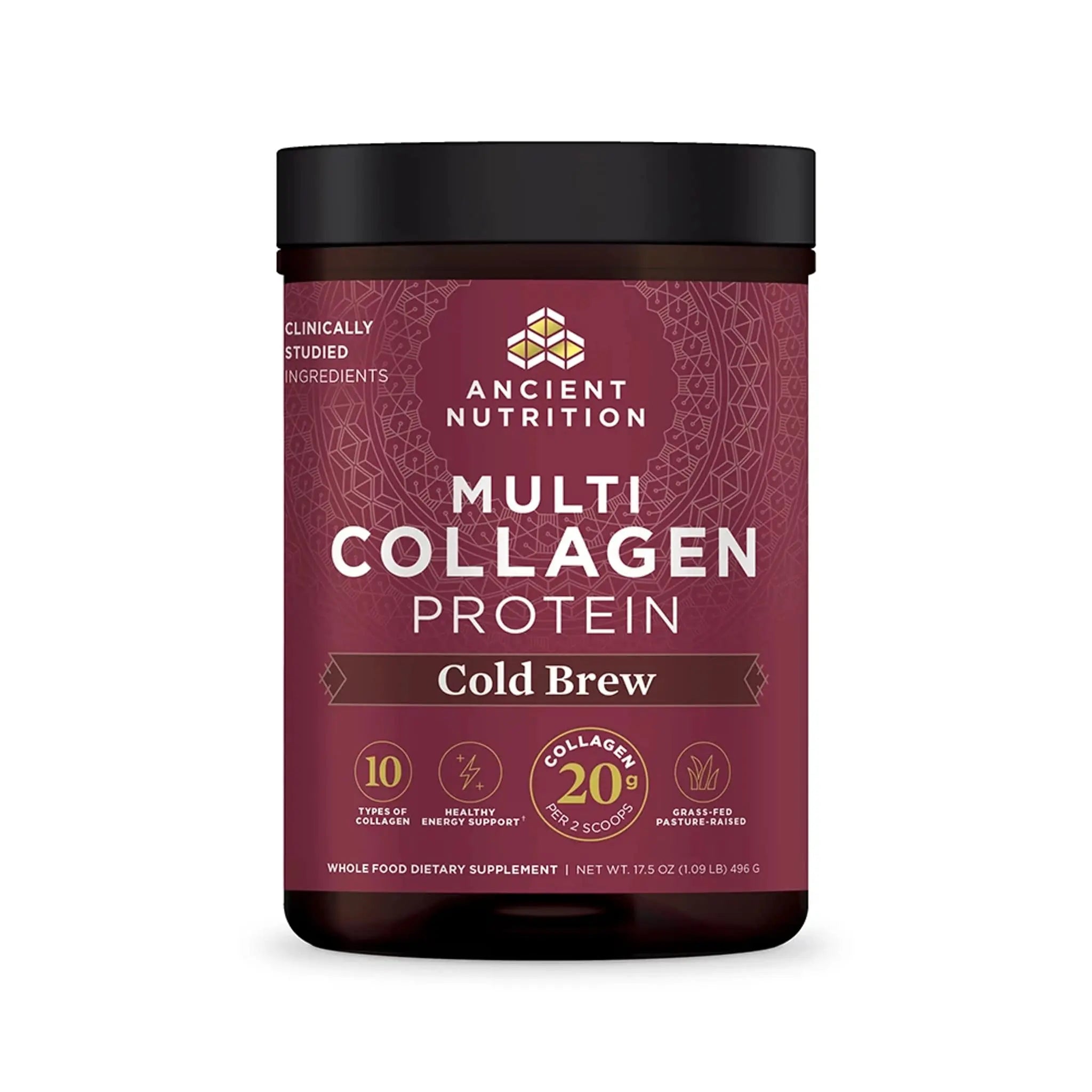 Ancient Nutrition Hydrolyzed Collagen Peptides Powder, Cold Brew Multi Collagen Protein Ancient Nutrition Au supplements