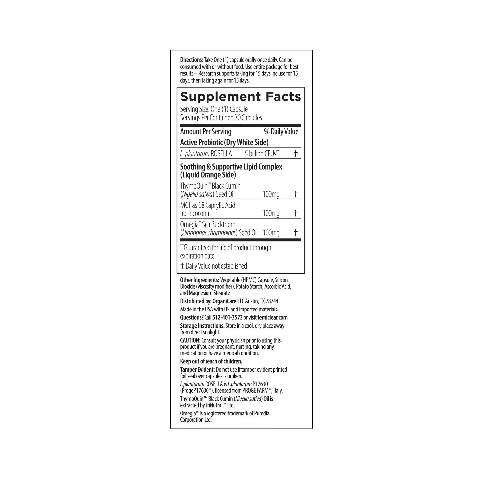 FemiClear 1-Day Dose Restoratives Complex Probiotic Bundle FemiClear Au supplements