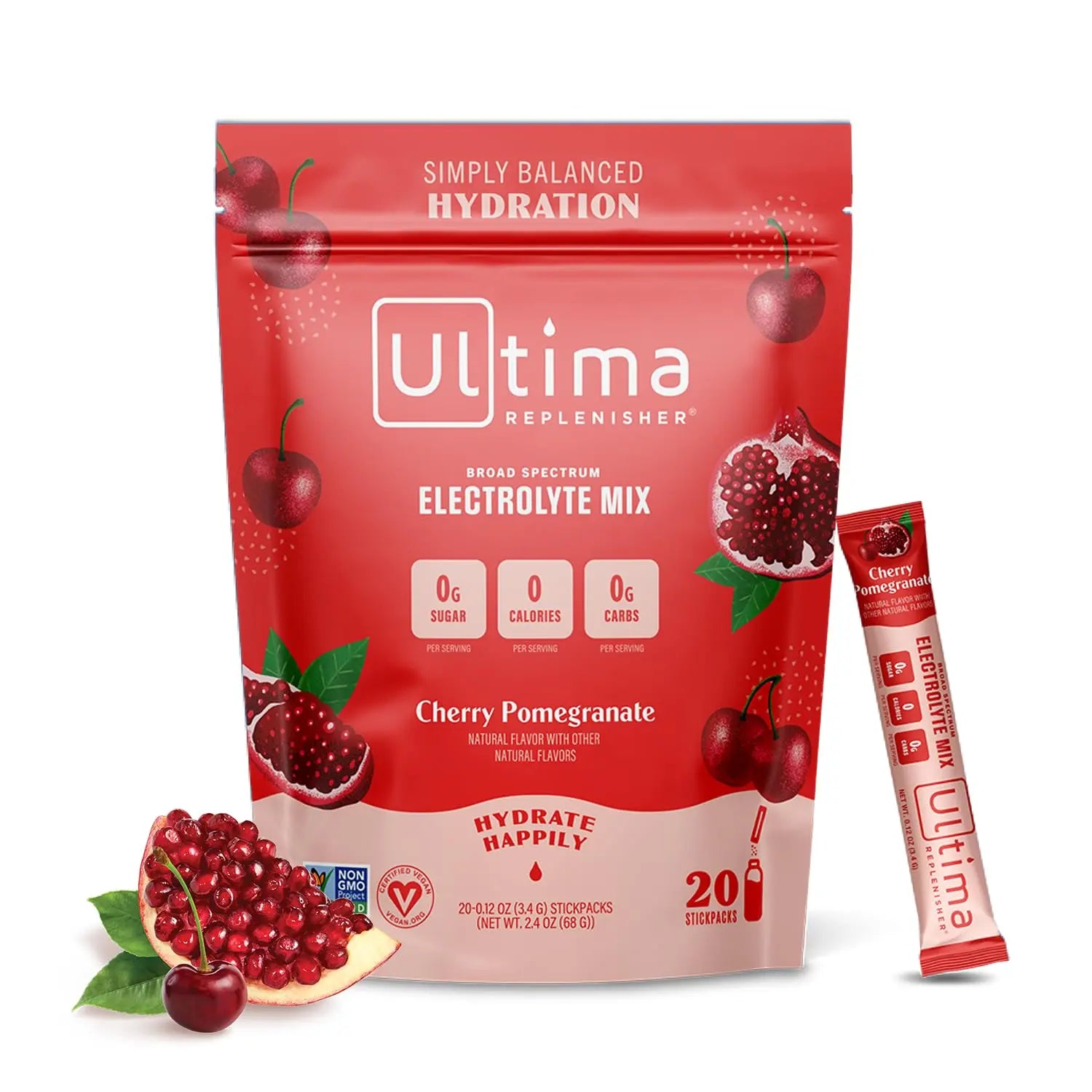 Ultima Replenisher Daily Electrolyte Drink Mix – Cherry Pomegranate, 20 Stickpacks Ultima Replenisher Au supplements