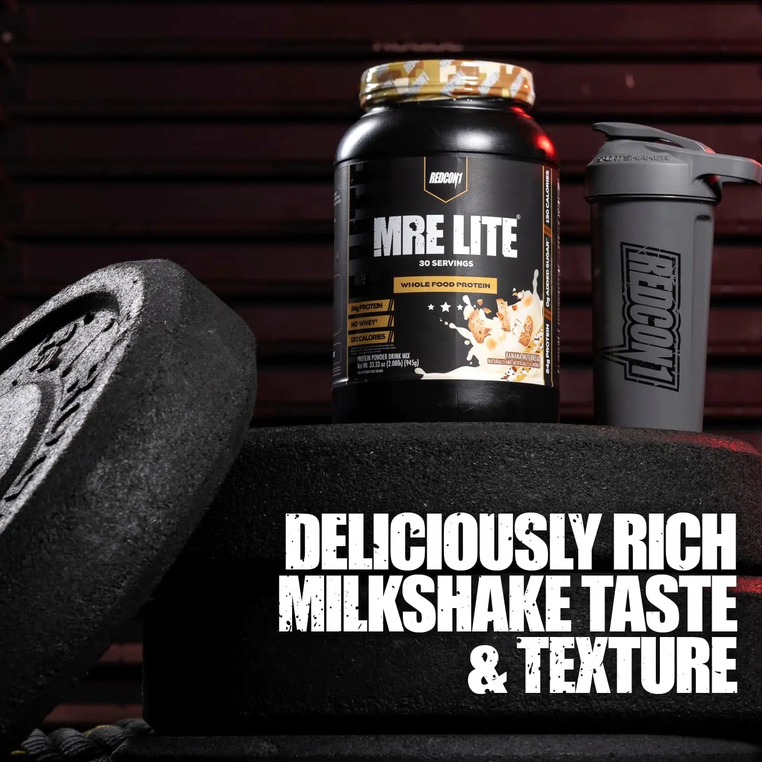 REDCON1 MRE Lite Whole Food Protein Powder, Vanilla - Low Carb & Whey Free Meal REDCON1 Au supplements