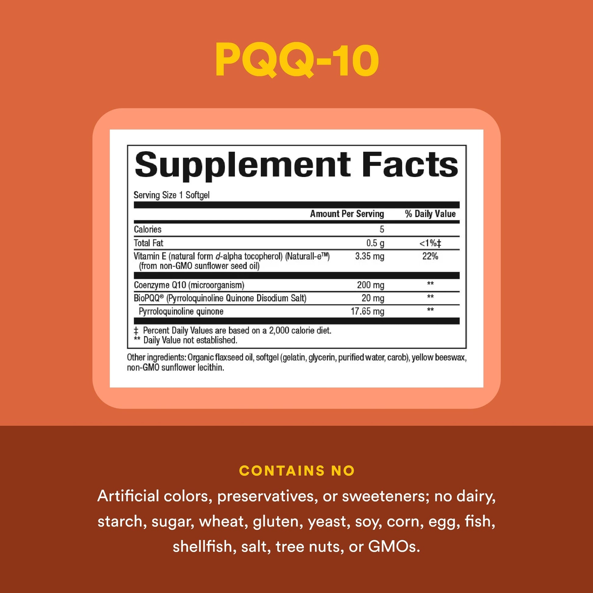 Natural Factors, PQQ-10, Supports Energy and Healthy Aging, Dietary Supplement, 60 softgels (60 servings) Natural Factors Au supplements