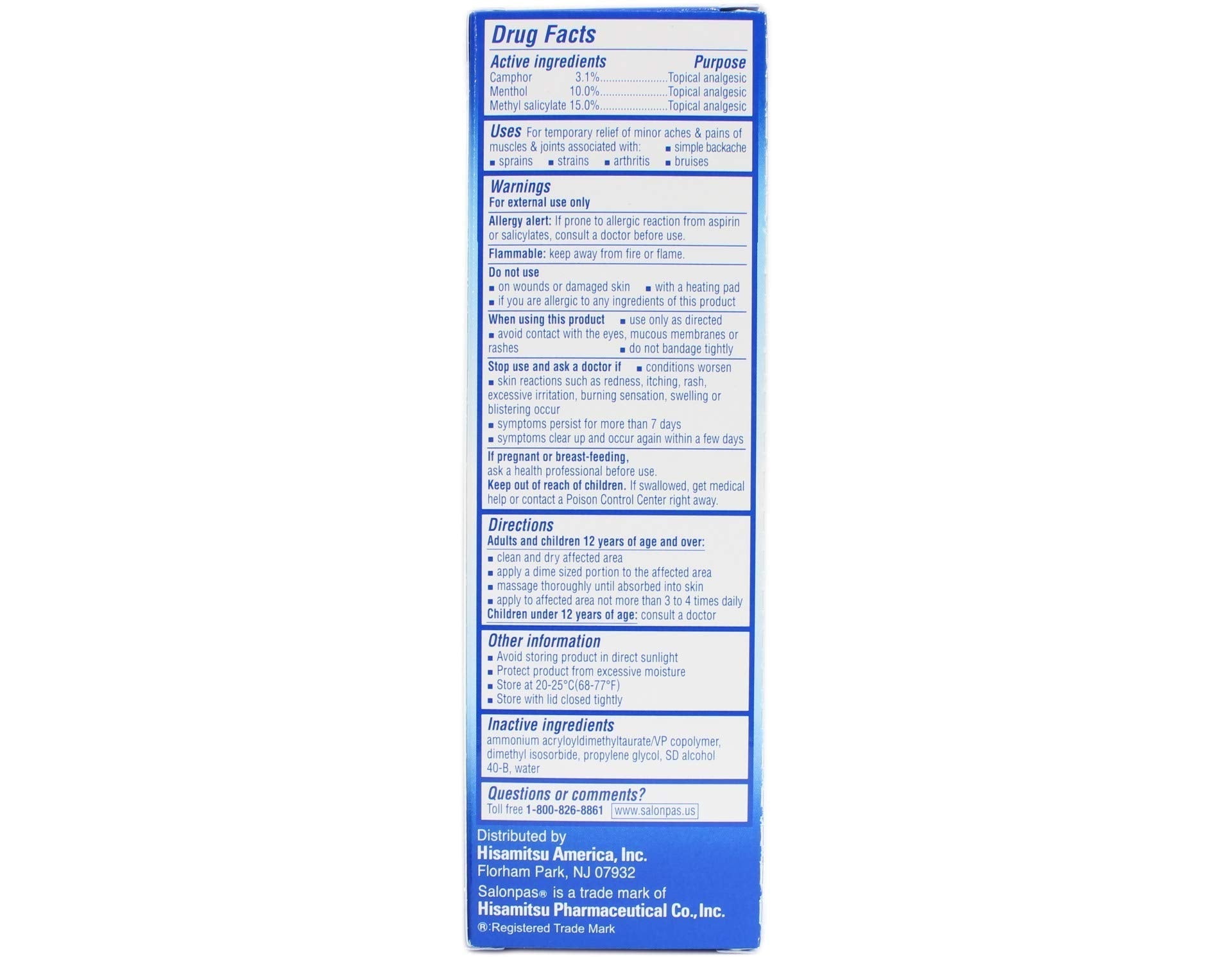 Salonpas Deep Pain Relieving Gel 2.75oz by Salonpas Salonpas Au supplements