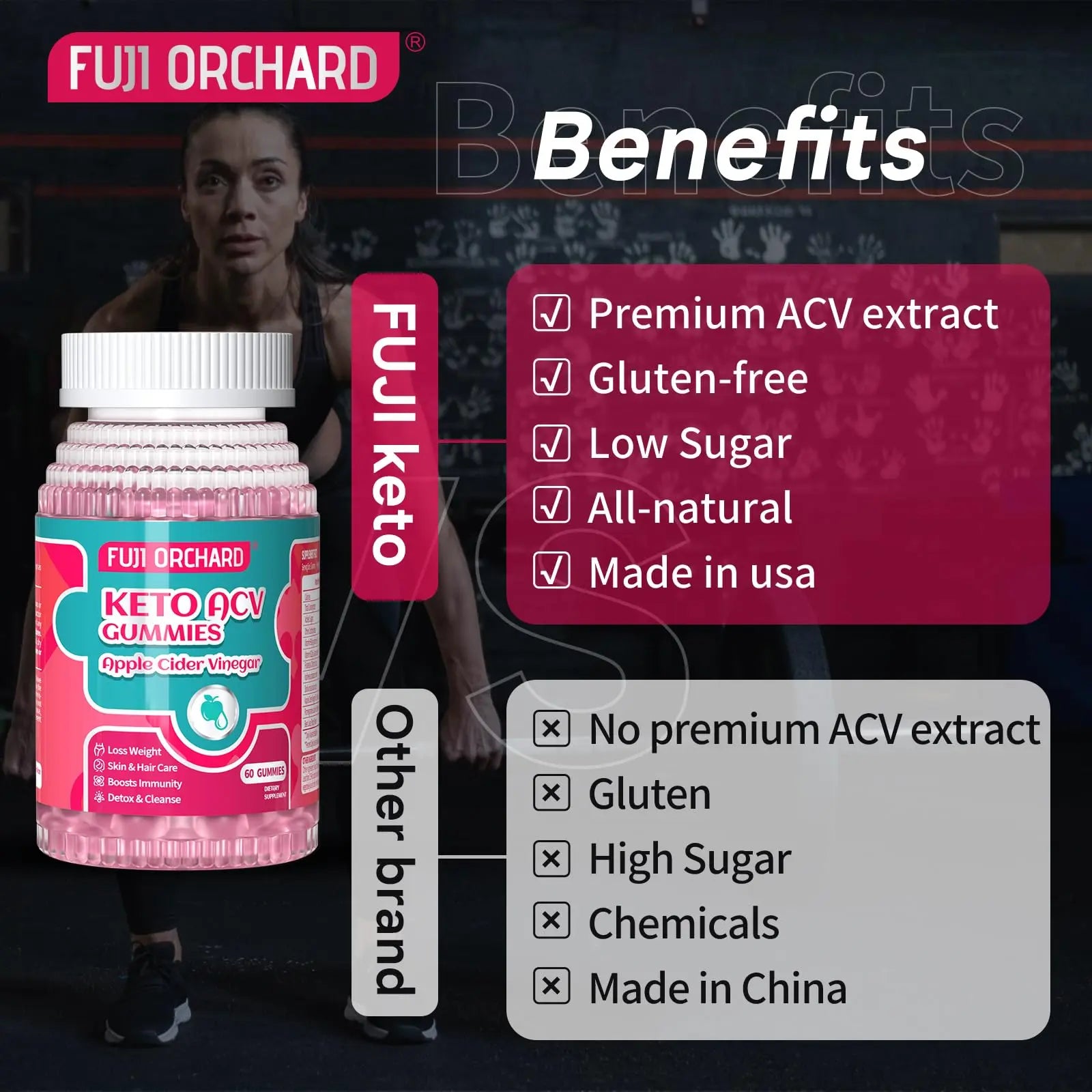 FUJI ORCHARD Keto Acv Gummies, 1500mg Keto Acv Gummies Advanced Weight Loss FUJI ORCHARD Au supplements