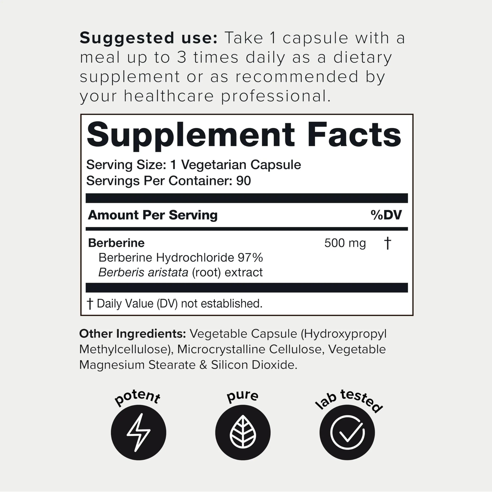 Toniiq Ultra High Strength Berberine HCl 500mg from The Himalayas - Berberine Suppleme Toniiq Au supplements