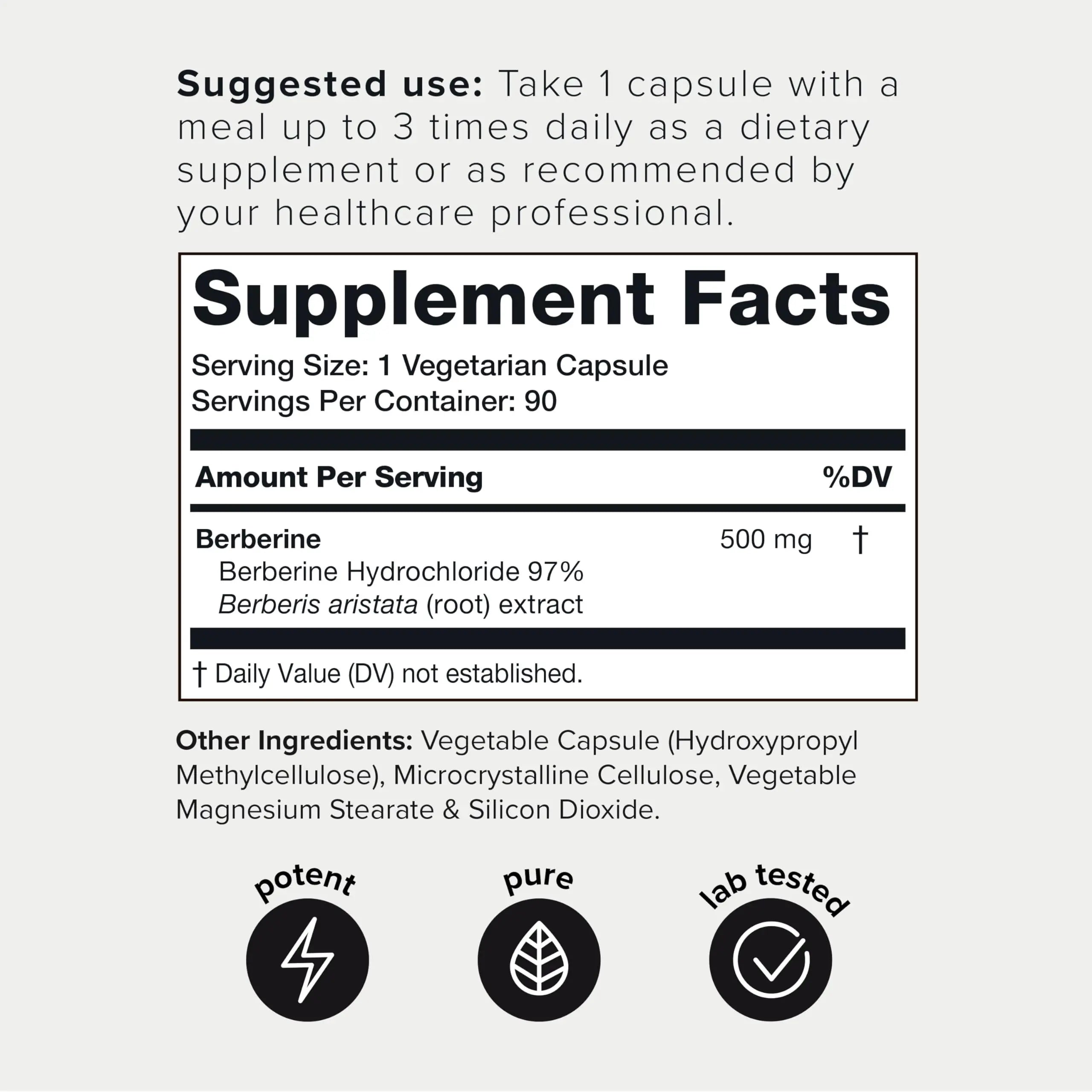 Toniiq Ultra High Strength Berberine HCl 500mg from The Himalayas - Berberine Suppleme Toniiq Au supplements