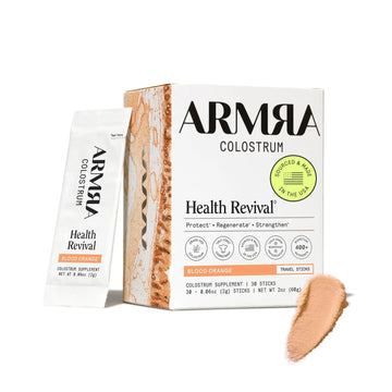 ARMRA Colostrum™ Powder | Blood Orange | Gut Health & Bloating | Skin & Hair | Immunity | Keto, Gluten & Fat-Free | 30 Servings ARMRA Au supplements