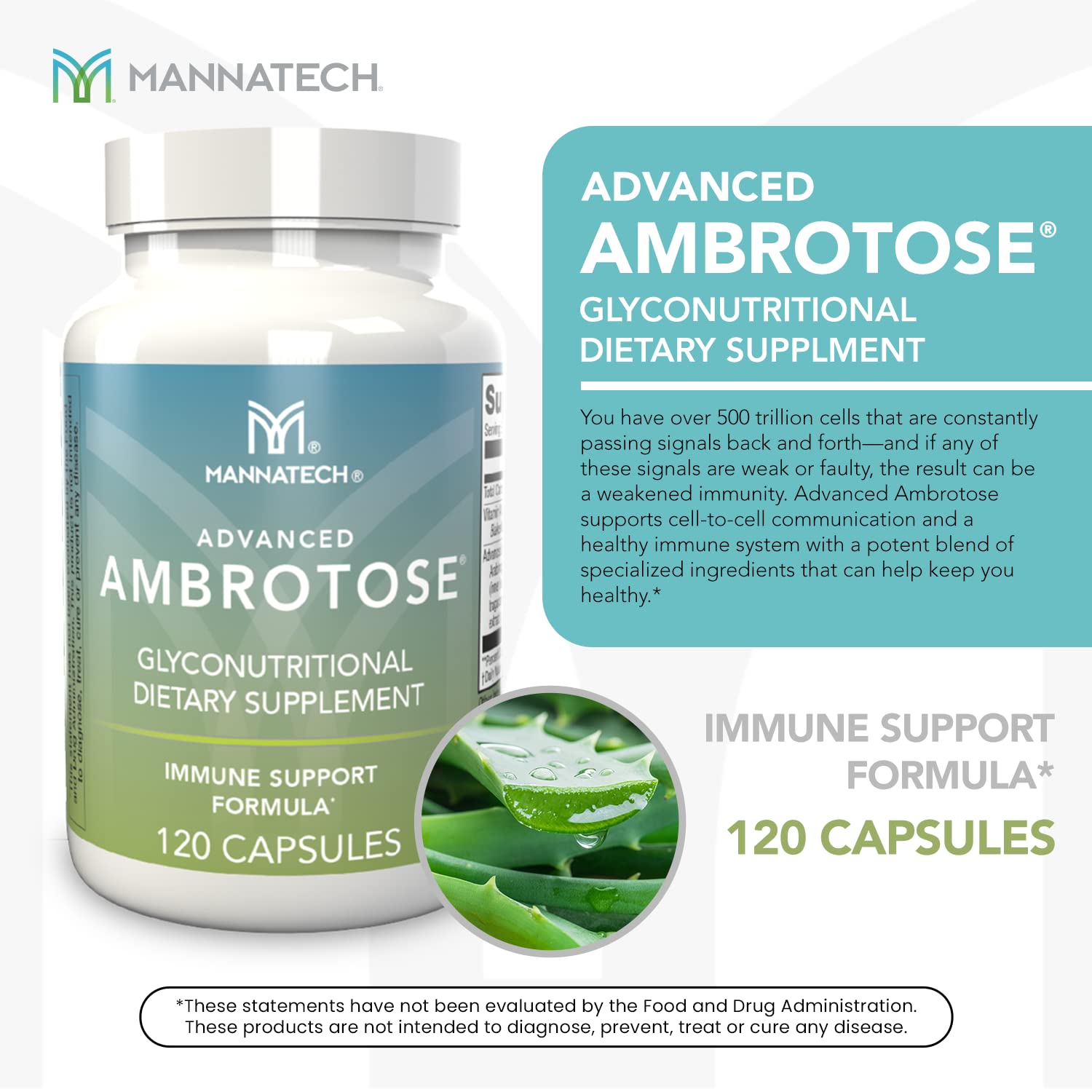 Mannatech Advanced Ambrotose 120 Capsules Mannatech Au supplements