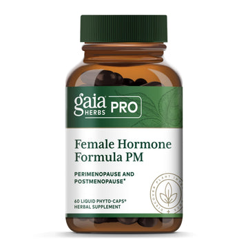 Gaia Herbs Pro Female Hormone Formula PM - Women's Health Supplement for Menopause & Sleep Support - Black Cohosh & St. John's Wort - Vegan, Soy-Free & Gluten-Free - 60 Liquid Phyto-Caps (30 Servings) Gaia Herbs PRO Au supplements
