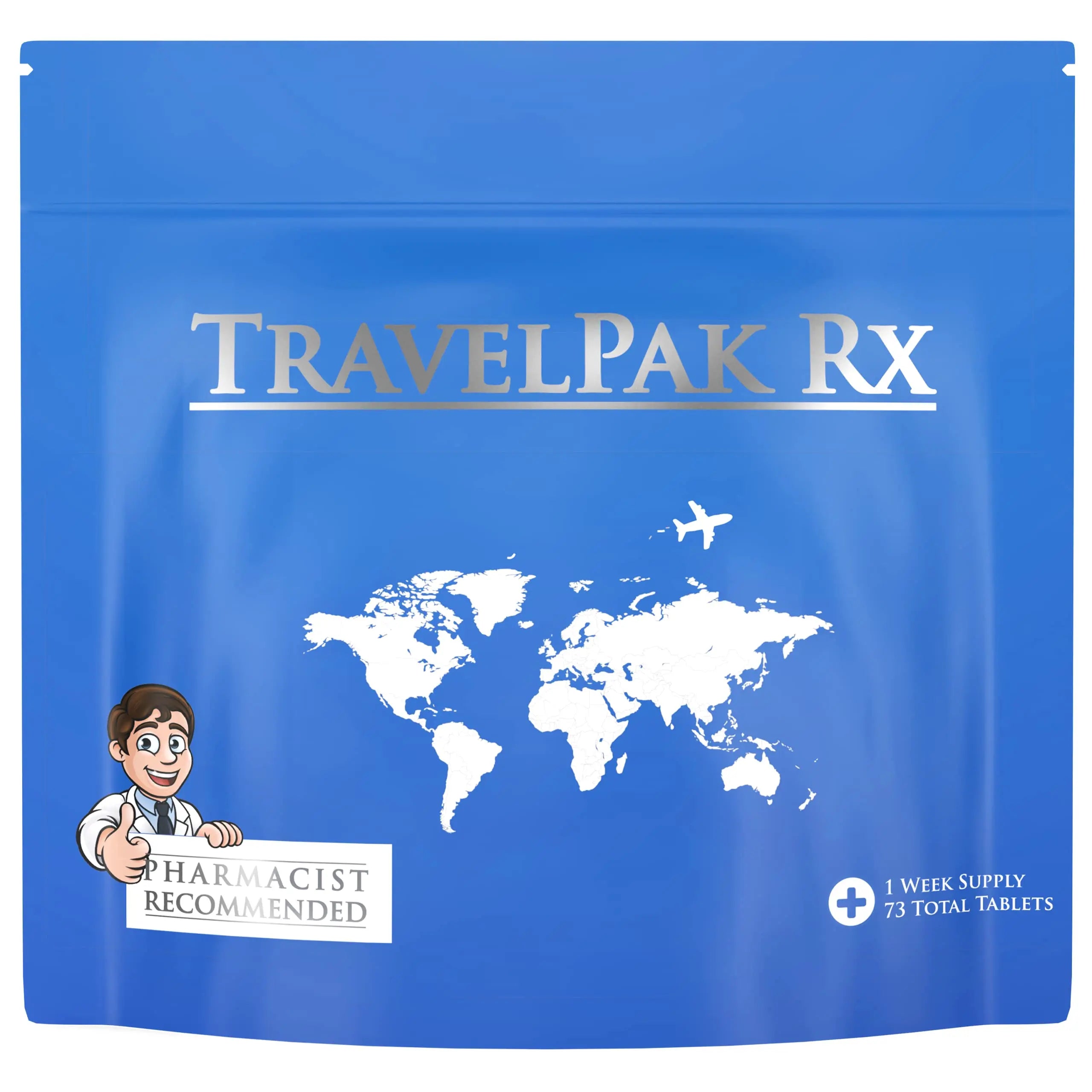 TravelPakRx Travel Essentials Medicine Kit - TSA-Approved Over-The-Counter Individual Medicine Packets, for Travel, Cruises, Camping, Created by Pharmacist TravelPakRx Au supplements