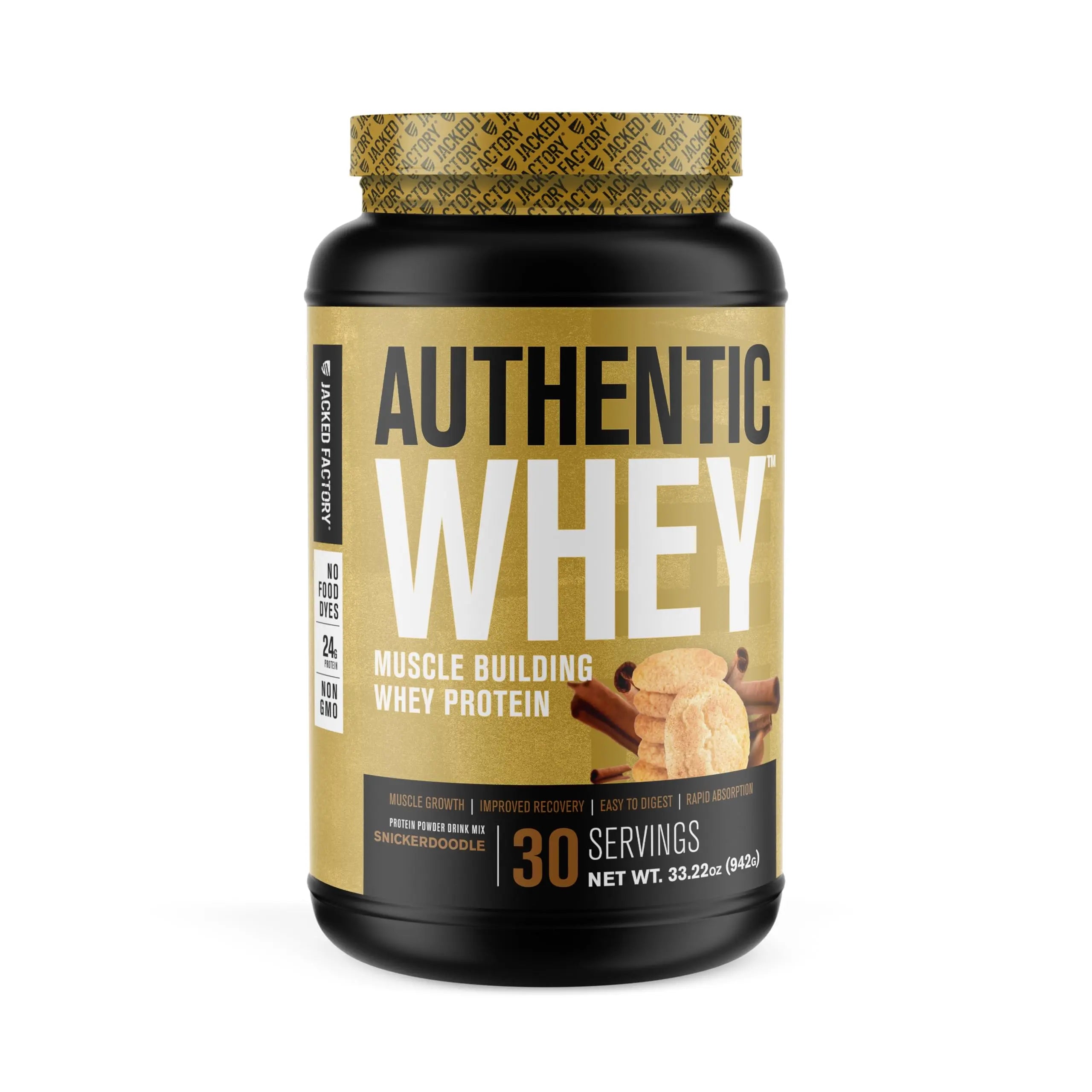 Jacked Factory Authentic Whey Muscle Building Whey Protein Powder - Low Carb Jacked Factory Au supplements