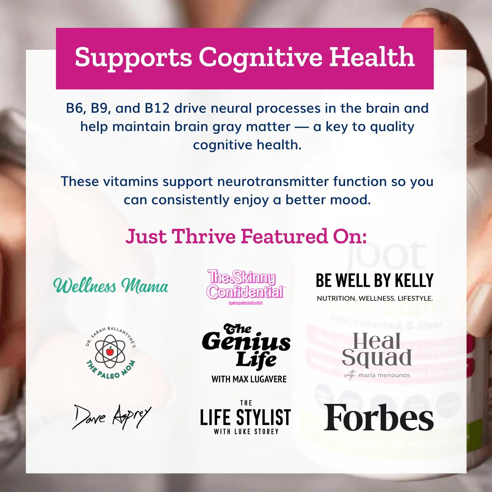 Just Thrive - Just Calm - Cortisol Manager - Calming, Memory, and Mood Support Supplement - Vegan, 30 Calm Capsules Just Thrive Au supplements