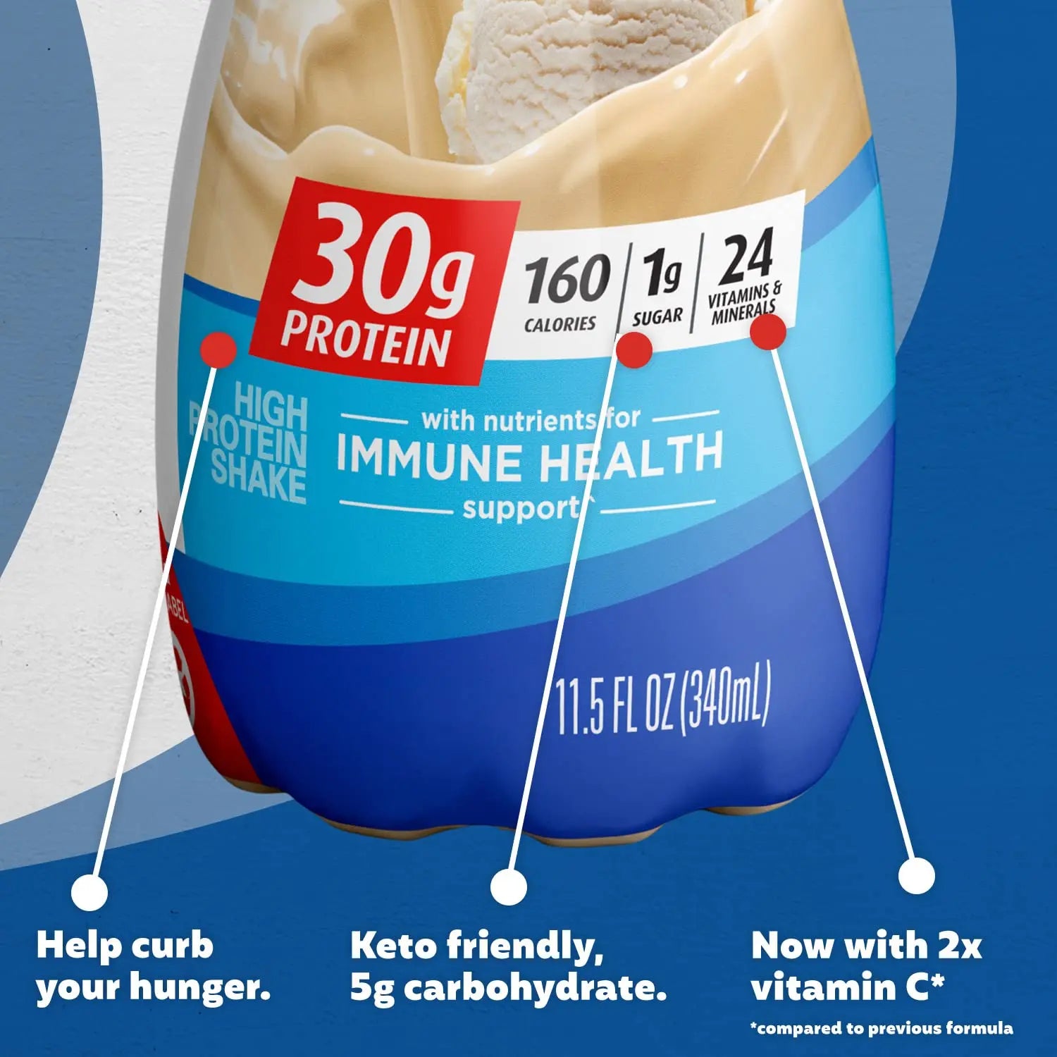 Premier Protein Shake Bottle, Vanilla, Liquid, Powder, keto, 30g Protein, 1g Sugar Premier Protein Au supplements