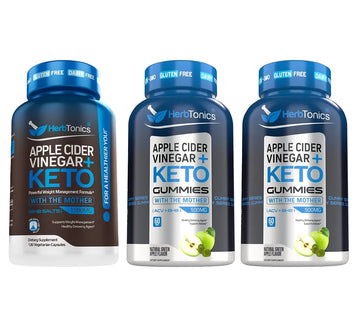 Herbtonics Apple Cider Vinegar Capsules Plus Keto BHB | Fat Burner & Weight Loss Supplement Herbtonics Au supplements