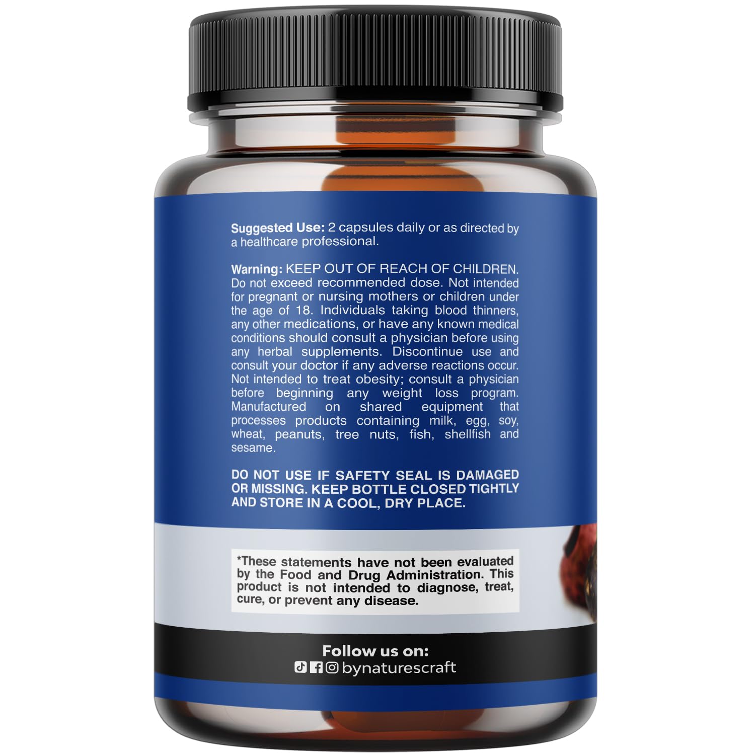 Potent Black Maca Root Capsules for Men - Herbal Wellness Supplement with Siberian Ginseng Ashwagandha and Black Maca Root - Men’s Wellness Supplement to Support General Health - 120 Count Natures Craft Au supplements