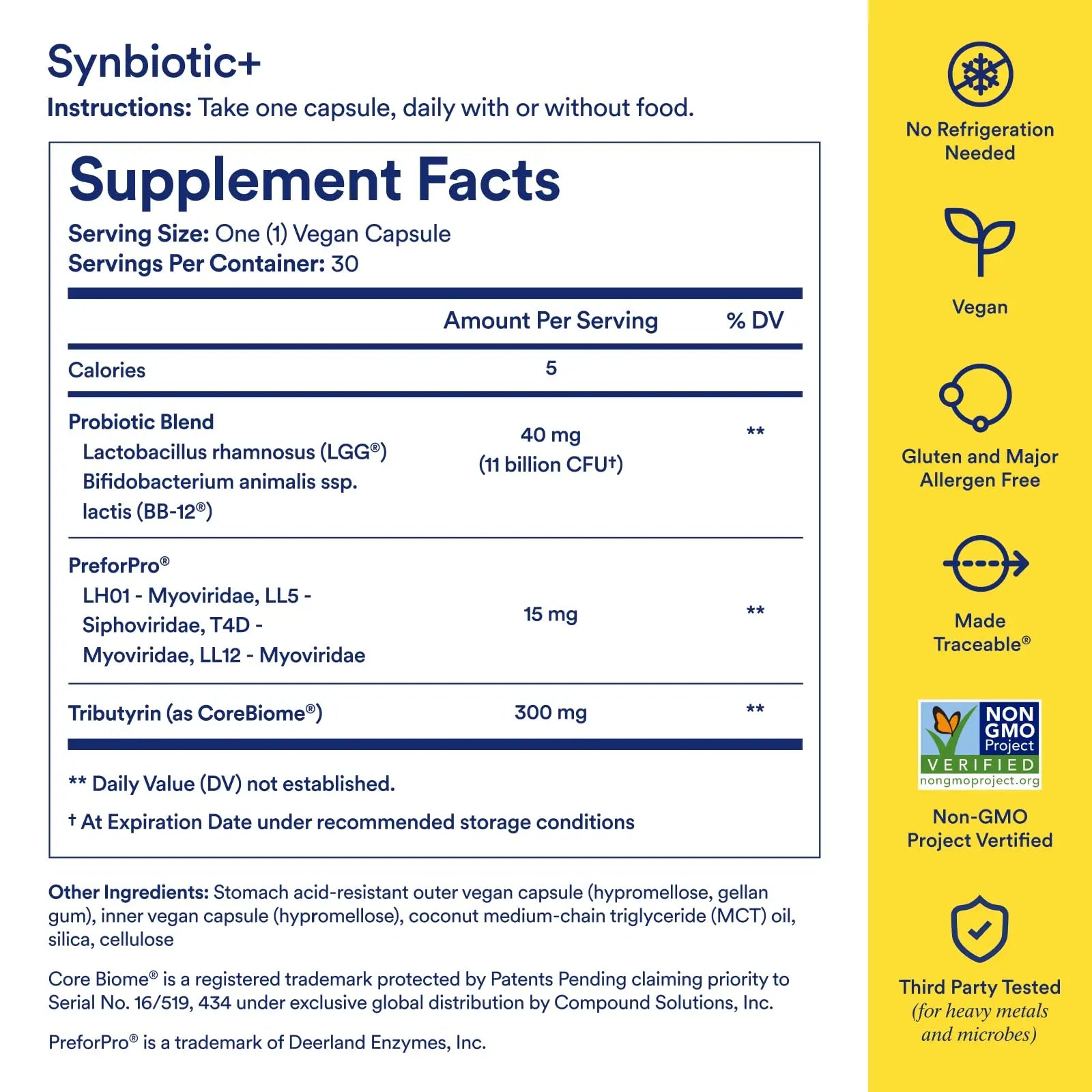 Ritual Synbiotic+ Probiotic, Prebiotic, Postbiotic, 3-in-1 Supplement for Gut Health and Digestive Support, Regularity, Bloat, Immune, Vegan Delayed-Released Daily Capsule, Women and Men, 30 Day Ritual Au supplements