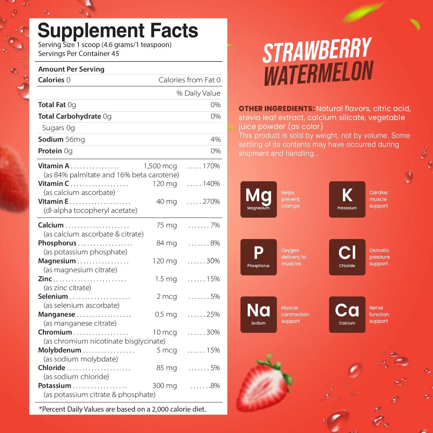 Electrolyte Powder - Refreshing Workout Recovery Electrolytes, Sugar Free, Gluten Free Pride Naturals, Inc Au supplements