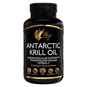 Cocó March N.M.D Pure Antarctic Krill Oil 1000mg – Omega 3 Fish Oil Supplement with EPA, DHA, Choline & Astaxanthin – Fast Absorption, Immune, Heart & Joint Support for Men & Women – 100 Softgels Cocó March N.M.D Au supplements