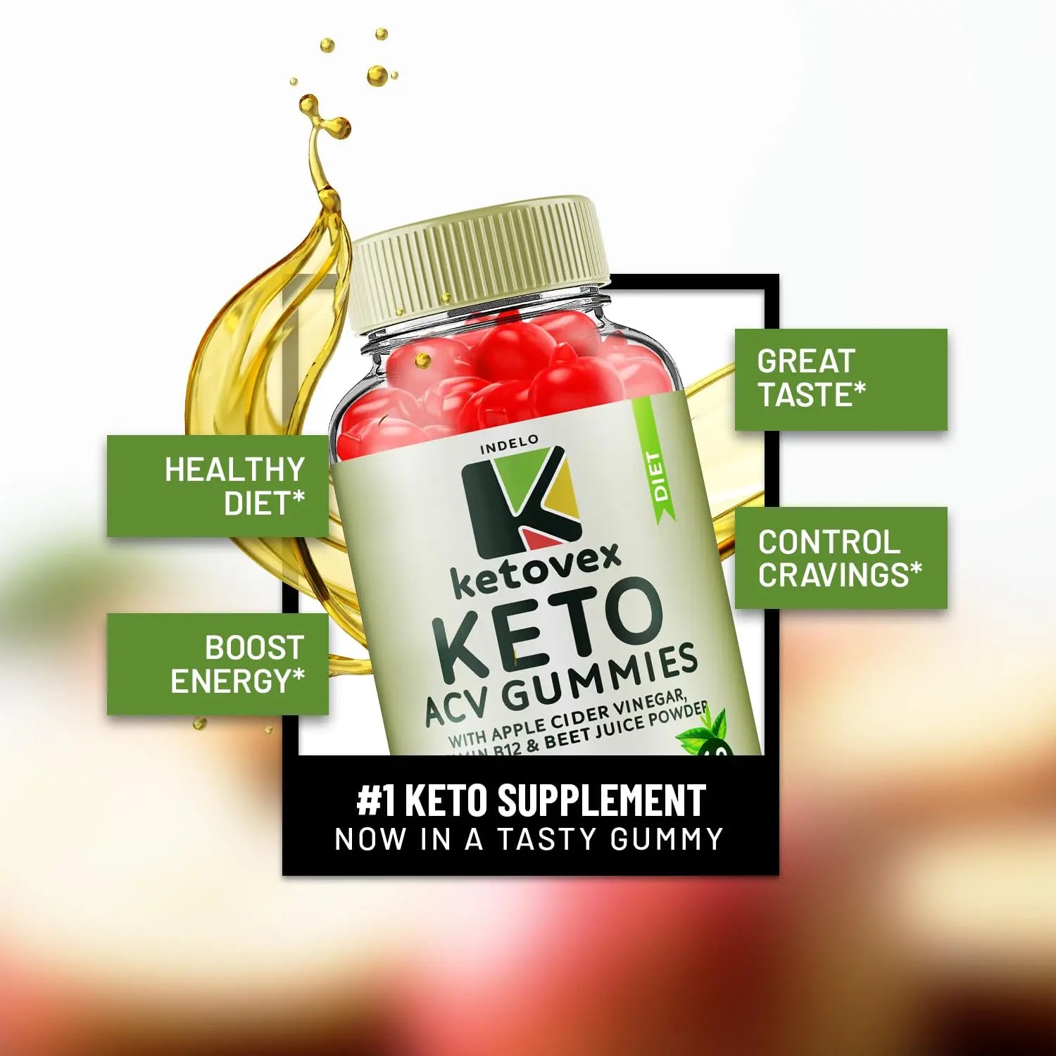 (3 Pack) Ketovex Keto BHB Gummies Advanced Formula, Ketovex BHB Weight Management ACV Gummies Reviews, Ketovex ACV Keto Vex BHB Gummy Gomitas Ketosis, Ketovex Gummies, B12 (180 Gummies) Indelo Au supplements