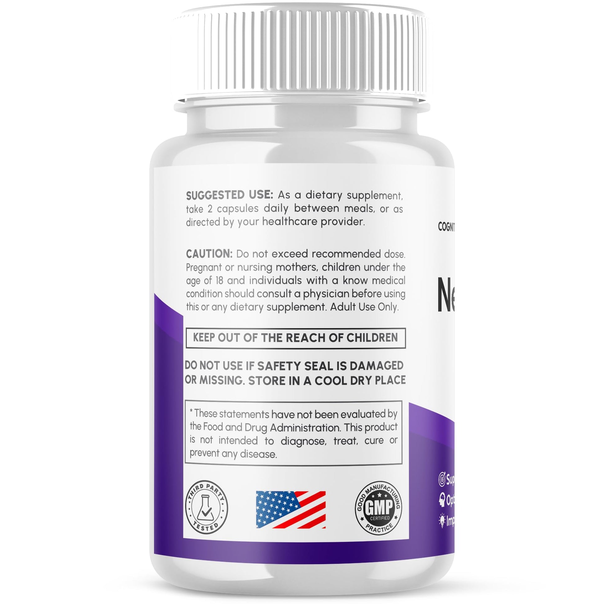 (2 Pack) Neurocept Capsules, Official Neurocept Brain Supplement Pills with All Natural Ingredients, Advanced Formula Support Pills with Max Strength Premium Vitamins for Women & Men (120 Capsules) Syvor Au supplements