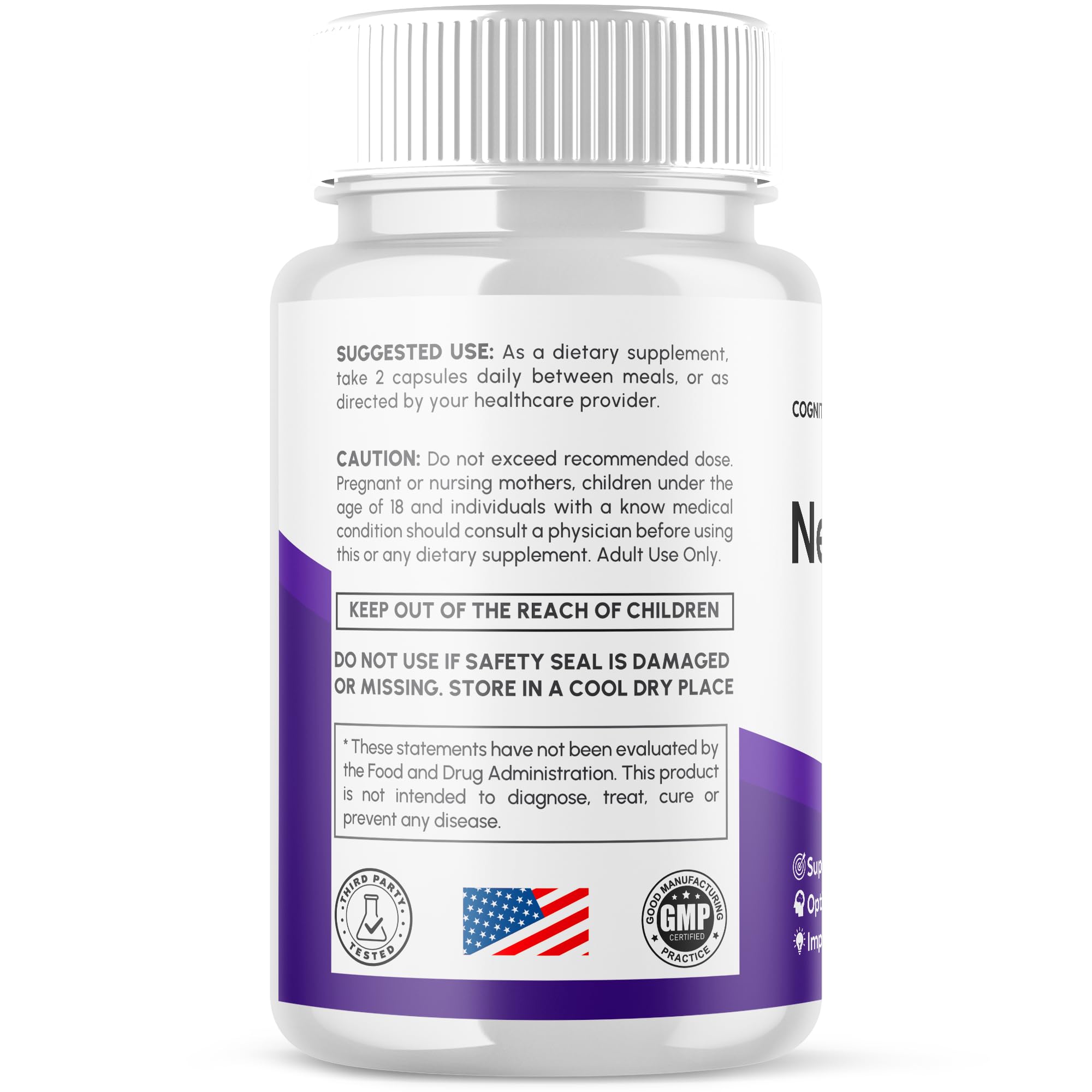 (2 Pack) Neurocept Capsules, Official Neurocept Brain Supplement Pills with All Natural Ingredients, Advanced Formula Support Pills with Max Strength Premium Vitamins for Women & Men (120 Capsules) Syvor Au supplements