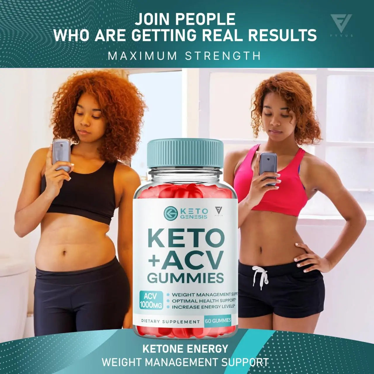(2 Pack) Keto Genesis Keto ACV Gummies Advanced Weight Loss, Ketogenesis Keto Fyvus Au supplements