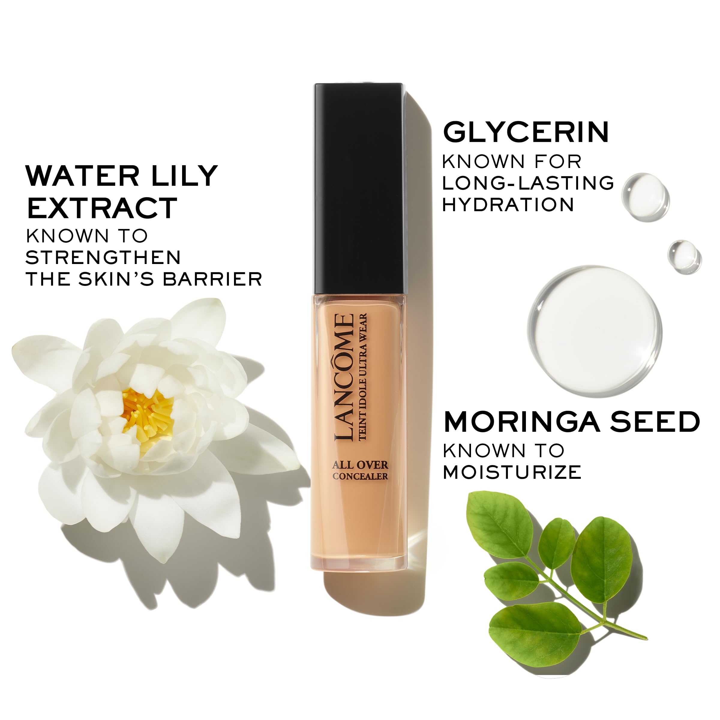 Lancôme Teint Idole Ultra Wear All Over Full Coverage Concealer - Natural Matte Finish & Lightweight Under Eye Concealer - Up To 24H Wear - 215 Buff Neutral Lancôme Au supplements