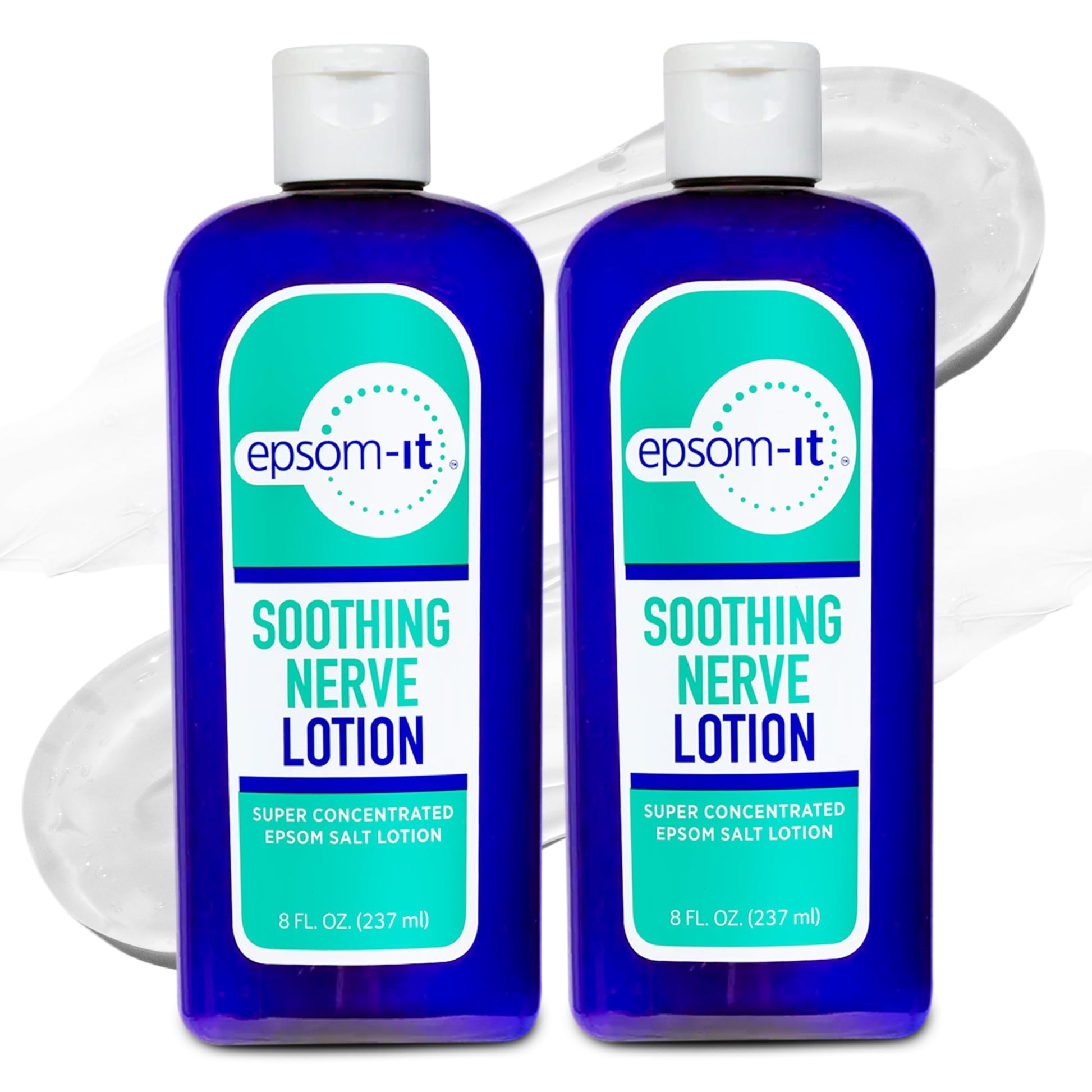 Epsom-It Soothing Nerve Lotion - Epsom Salt Magnesium Lotion, Topical Magnesium Cream with Capsaicin & Arnica to Provide Comfort for Legs, Knee and Feet, 8.0 oz., 2-Pack EPSOM-IT Au supplements