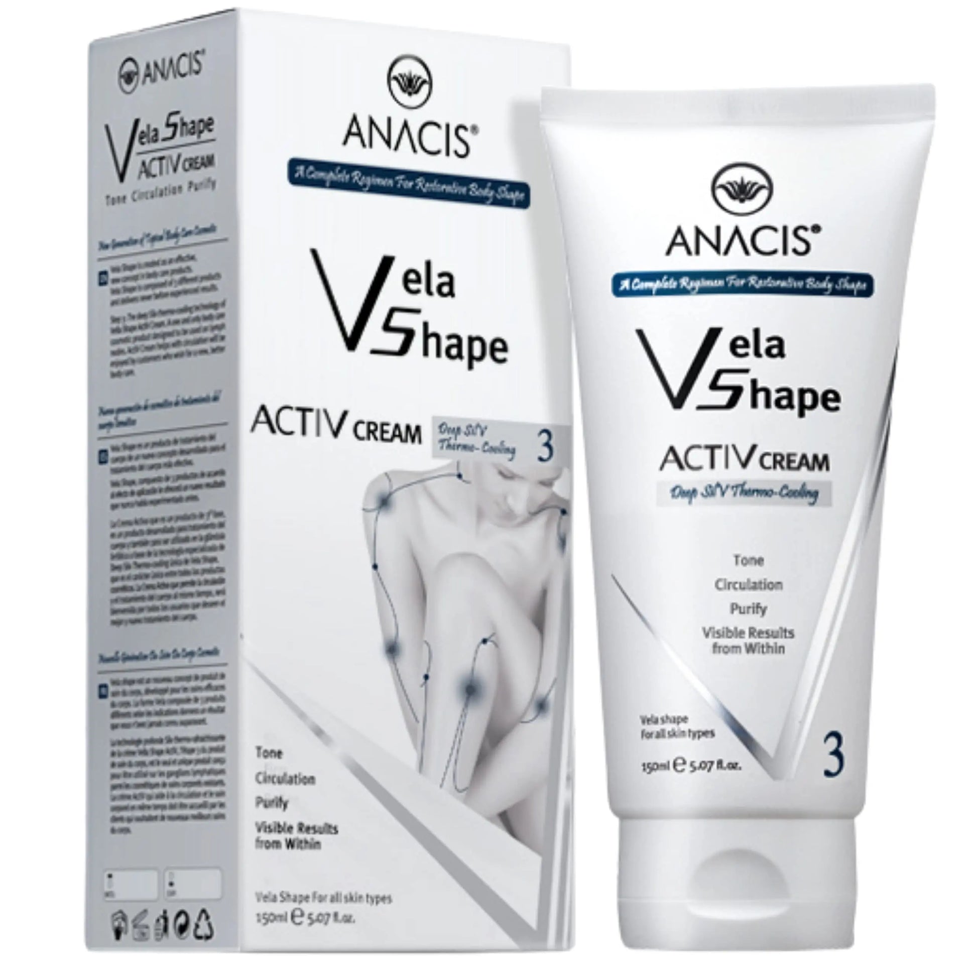 Cellulite Control Cream Active Body Contour Firming Tightening Toning. Anacis 5.07Oz Anacis Au supplements