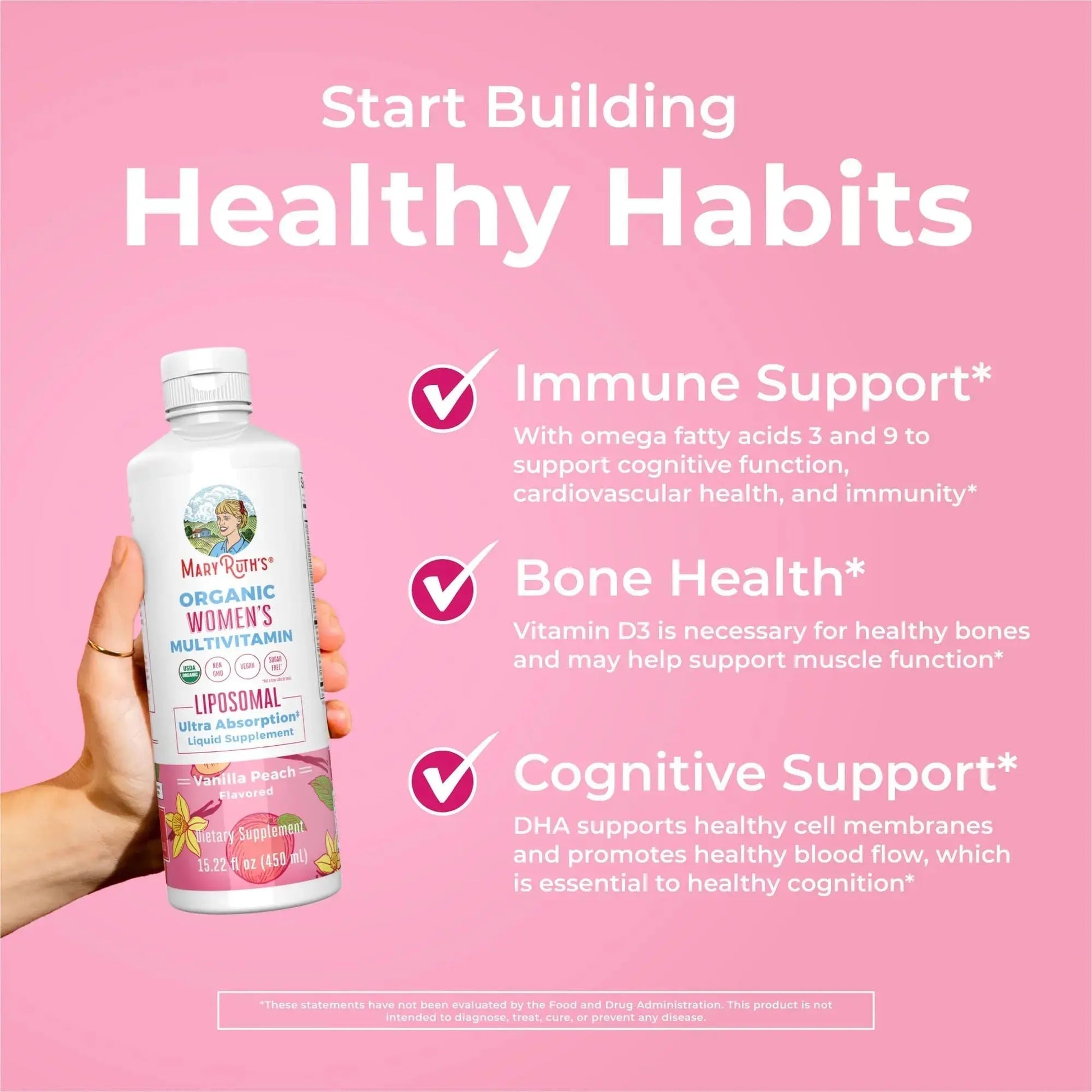 MaryRuth Organics USDA Organic Multivitamin for Women, Sugar Free Womens Multivitamin, Liquid Vitamins for Women MaryRuth Organics Au supplements