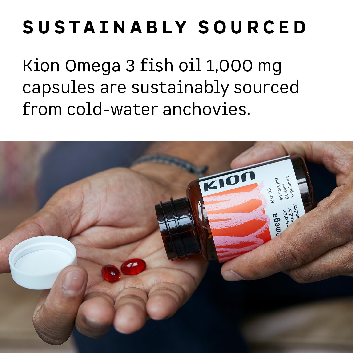 Kion Omega - Omega 3 Fatty Acid Supplements - DHA Supplements - Mini Fish Oil Softgels - Omega 3 DHA EPA Fish Oil Pills - Fish Oil 1,000 mg - 30 Servings Kion Au supplements