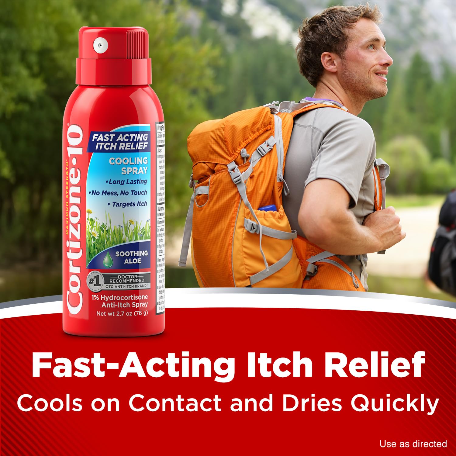 Cortizone 10 Maximum Strength Soothing Aloe Itch Relief Cooling Spray, 1% Hydrocortisone, Fast-Acting, Anti-Itch Spray for Bug Bites, Rash, Eczema, Psoriasis, Poison Ivy, Oak, Sumac, 2.7 oz Cortizone 10 Au supplements