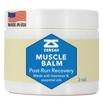 Zensah Recovery Muscle Balm - Relief Cream for Athletes, Rub for Tendonitis, Ankle Sprain, Lower Back, Knee, Shoulder, Neck, Foot, Shin Splints and Cramps Zensah Au supplements