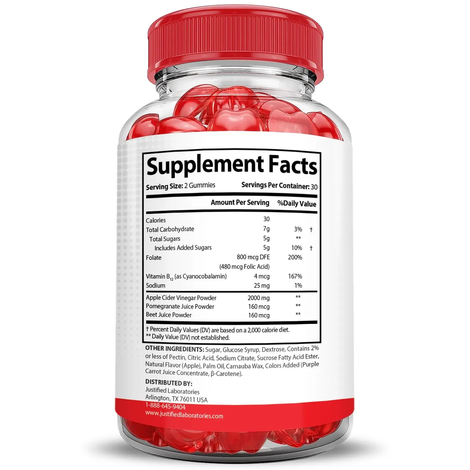 Justified Laboratories (5 Pack) Vital Pump XL Extreme 2000MG Performance Gummies Vital PumpXL Advanced Formula Formulated with Beet Juice ACV Pomegranate Powder B12 Vegan Non GMO 300 Gummys Justified Laboratories Au supplements