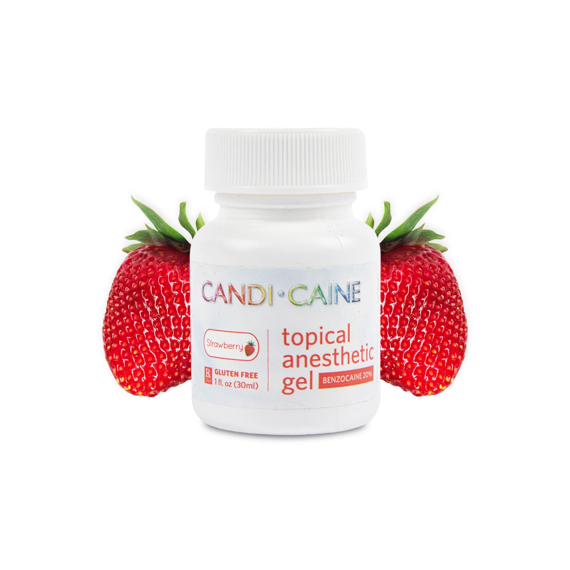 The Essentials Dynamic Dental Candi Caine, Topical Anesthetic Gel, 1 oz, Strawberry Flavor The Essentials Au supplements