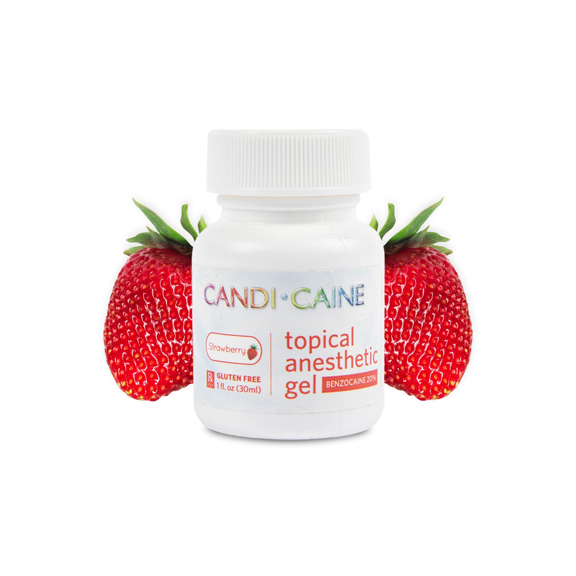 The Essentials Dynamic Dental Candi Caine, Topical Anesthetic Gel, 1 oz, Strawberry Flavor The Essentials Au supplements