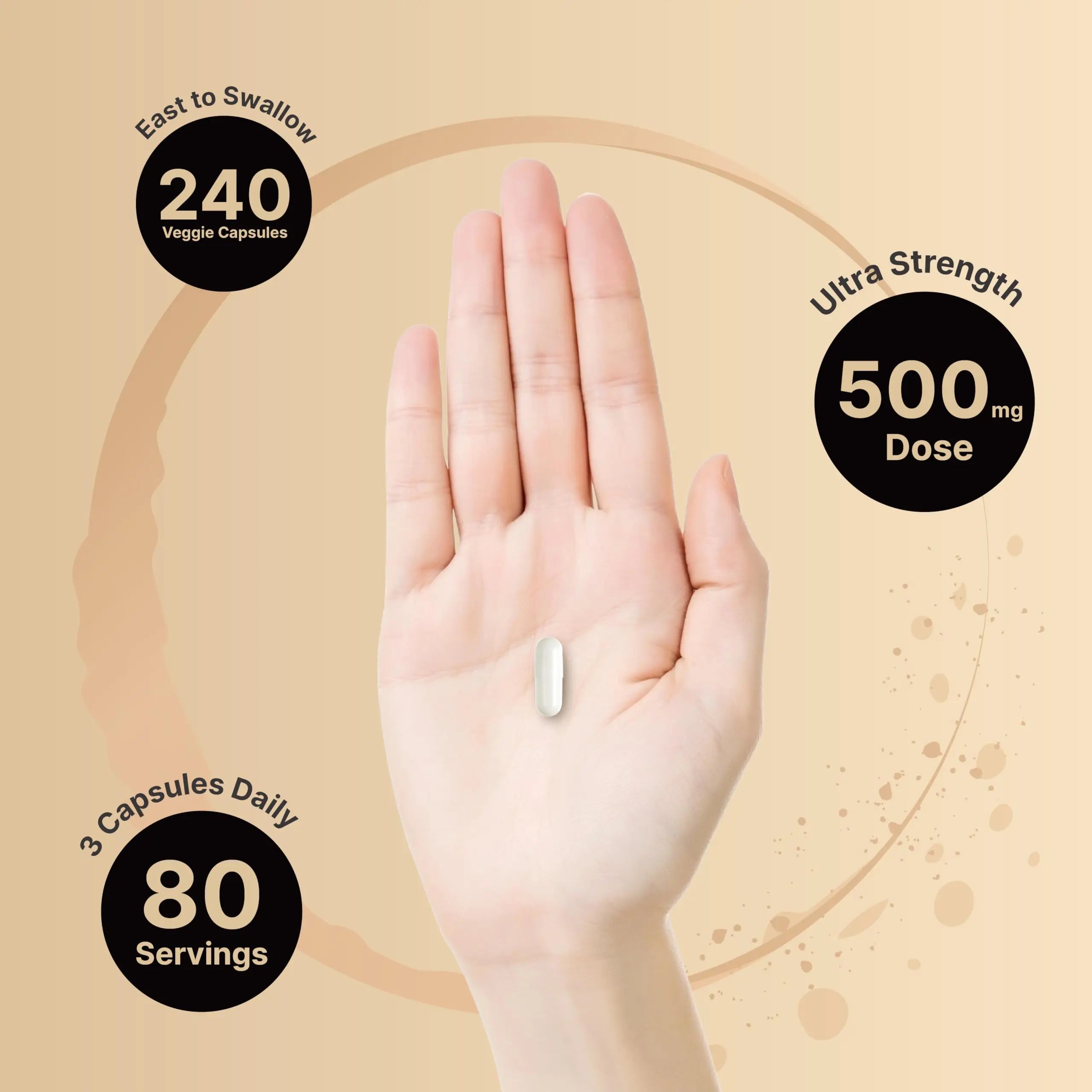 NatureBell Magnesium Glycinate 500mg Per Serving | 240 Veggie Capsule, 100% Chelated NatureBell Au supplements