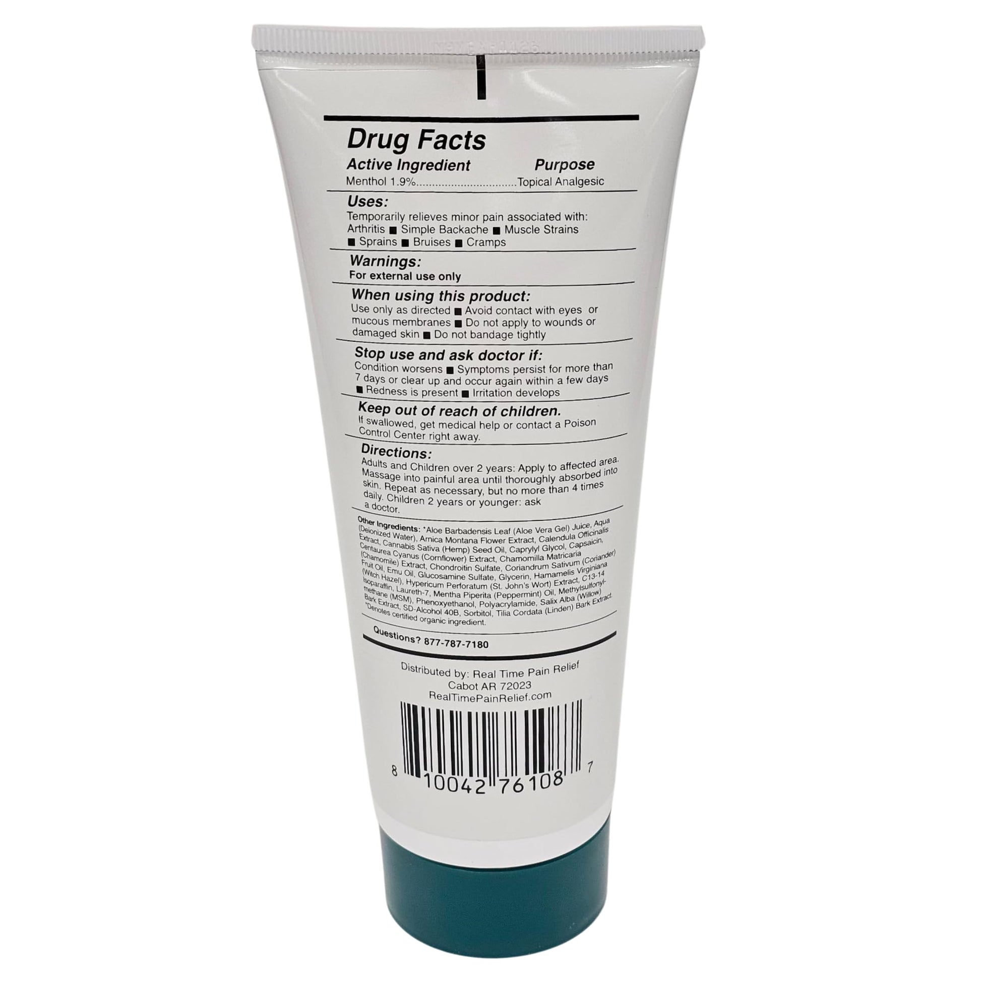 Real Time Pain Relief MAXX Plus - 7oz Tube | Intensive Formula with 19 Natural Ingredients Including Hemp Oil | Fast-Acting Relief for Muscle Pain, Arthritis, Backaches, and More Real Time Pain Relief Au supplements