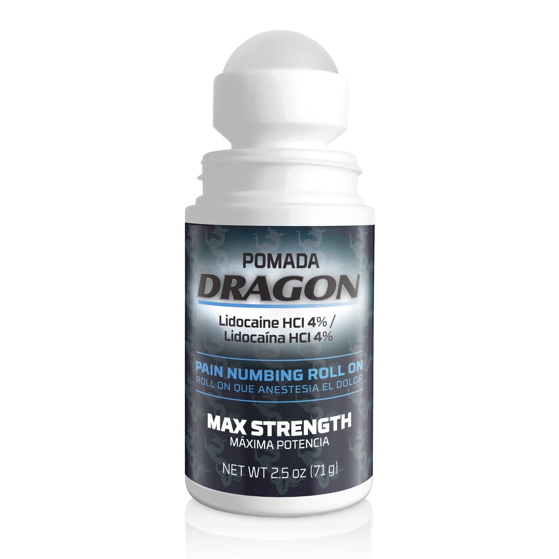 Dragon - POMADA, Maximum Strength- Pain Numbing & Long Lasting Pain Relief No Mess Applicator with Lidocaine Roll On, 2.5 oz, Pack of 3 Dragon Tabs Au supplements