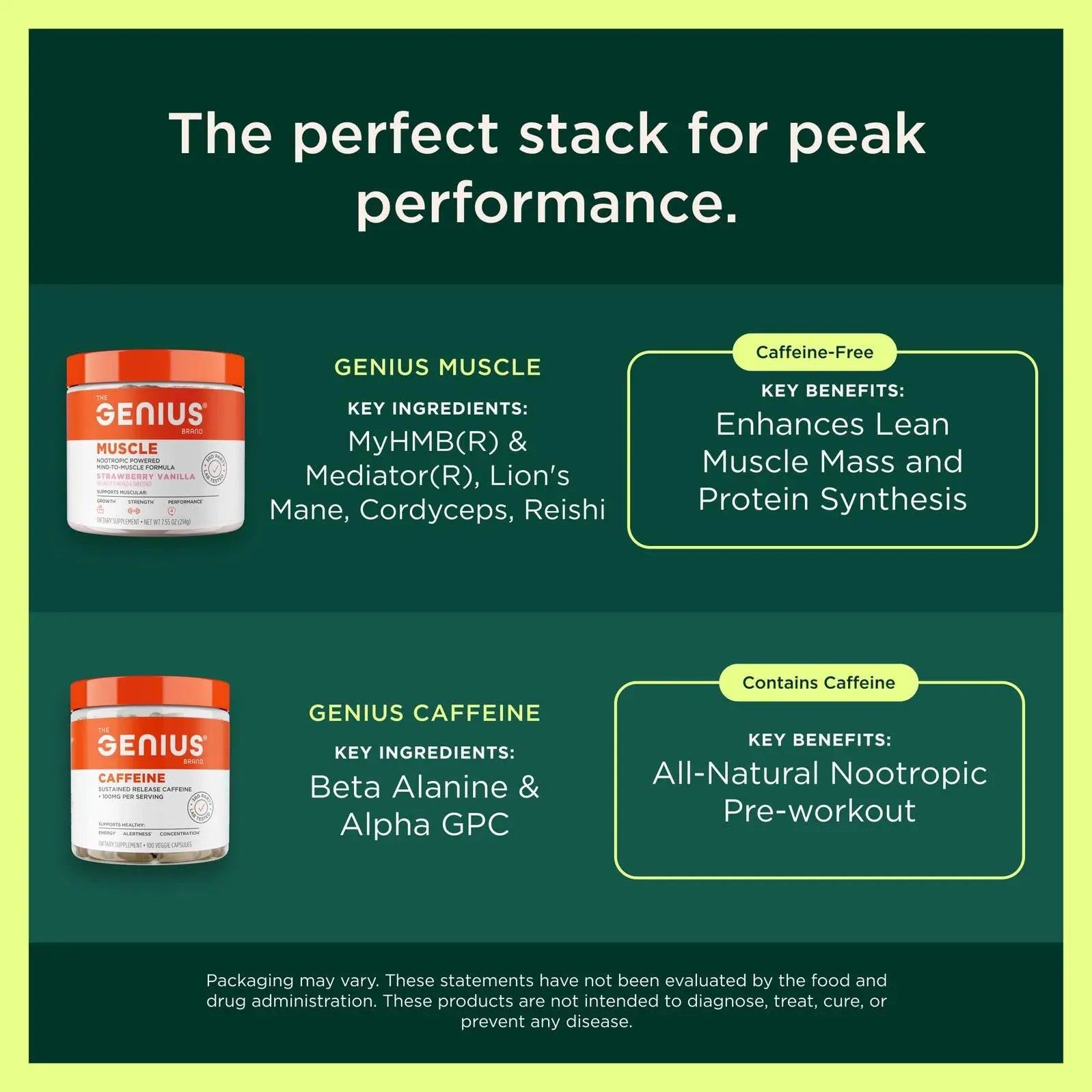 The Genius Brand Protein Powder - Chocolate + Adaptogenic Mushroom Blend - Plant-Based Protein with Reishi, Cordyceps & Lion’s Mane - Daily Muscle Recovery & Immune Support - 20 Servings The Genius Brand Au supplements