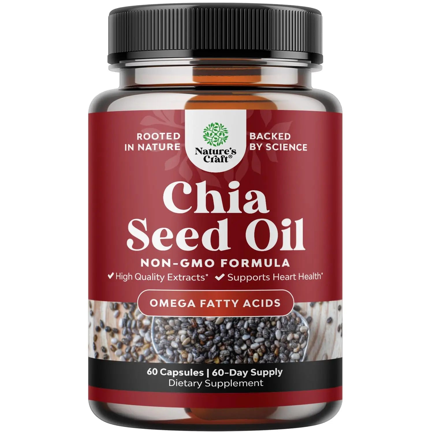 Chia Seed Oil Supplement for Weight Loss and Energy Natural Superfood Protein Metabolis Natures Craft Au supplements