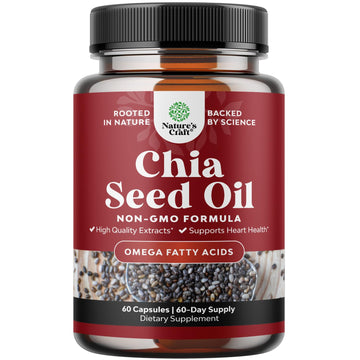 Chia Seed Oil Supplement for Weight Loss and Energy Natural Superfood Protein Metabolis Natures Craft Au supplements