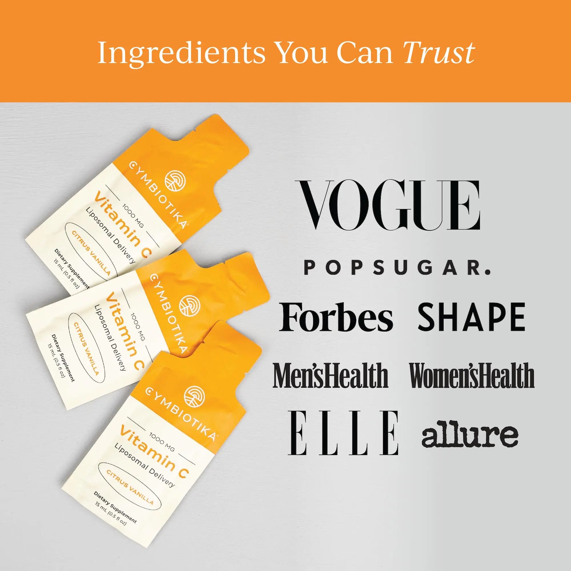CYMBIOTIKA Vitamin C Individual Packets, Liposomal Delivery, Supplement for Immune Support, Collagen Boost, & Healthy Aging CYMBIOTIKA Au supplements