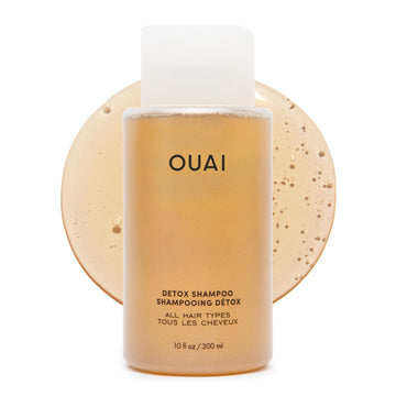 OUAI Detox Shampoo - Clarifying Shampoo for Build Up, Dirt, Oil, Product and Hard Water - Apple Cider Vinegar & Keratin for Clean, Refreshed Hair - Sulfate-Free Hair Care (10 oz) OUAI Au supplements