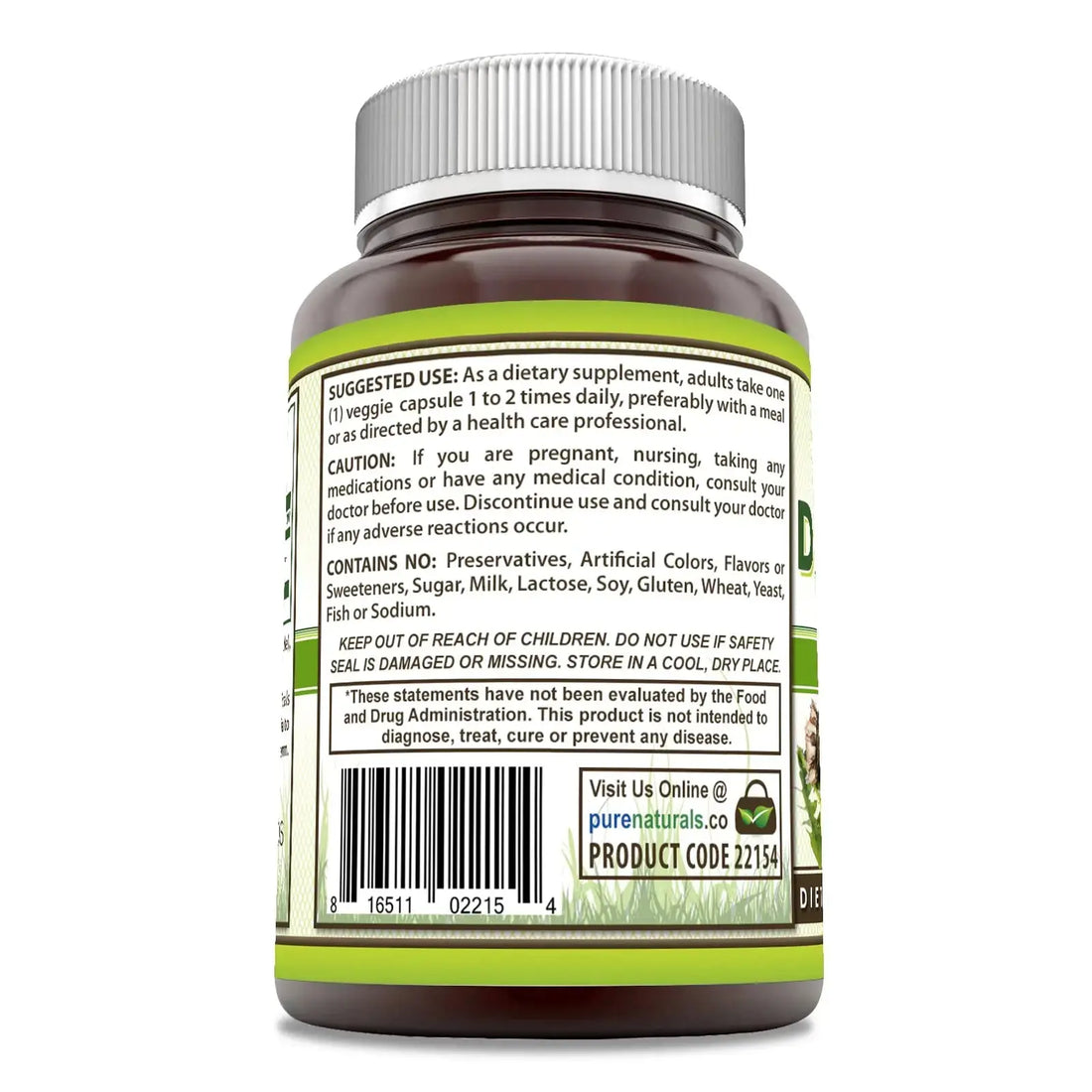 Pure Naturals Dandelion Root 520 mg Per Serving 120 Veggie Capsules Supplement | Non-GMO | Gluten Free | Made in USA Pure Naturals Au supplements
