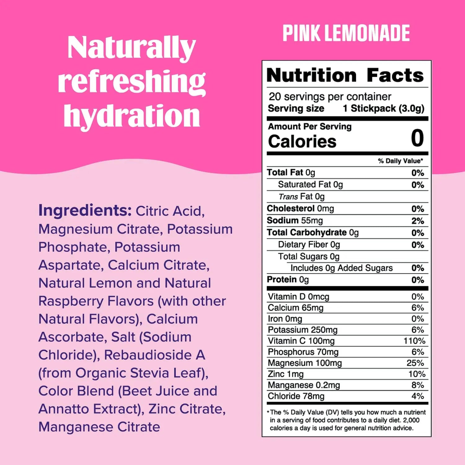 Ultima Replenisher Daily Electrolyte Drink Mix – Pink Lemonade, 20 Stickpacks – Hydration Ultima Replenisher Au supplements