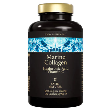 Marine Collagen Capsules with Hyaluronic Acid + Vitamin C 2400mg - High Strength Collagen SatinNaturel Au supplements