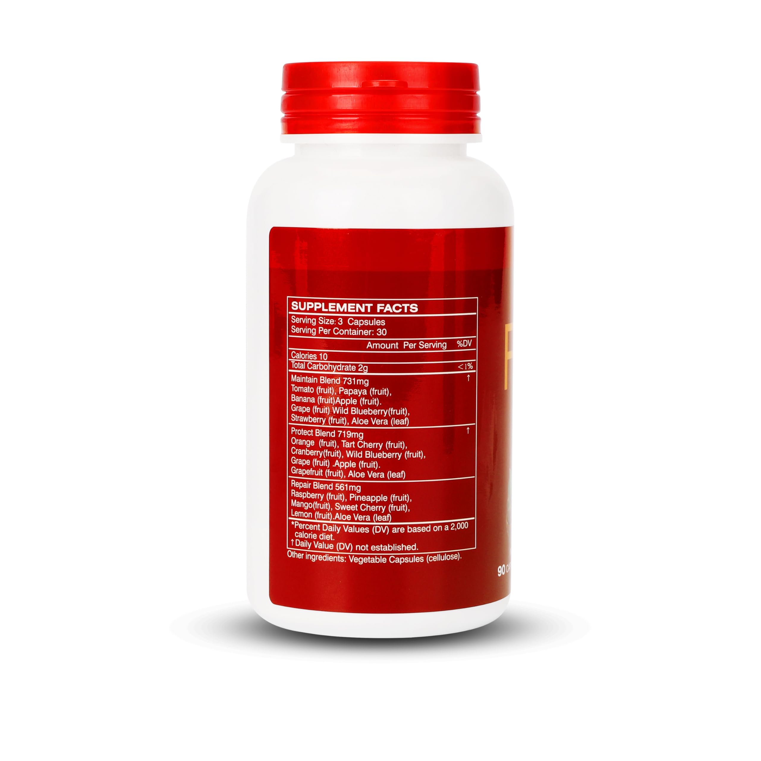 Fruit and Veggies Supplement Ingredients Natural – 2 Bottles 180 Total Vegetarian Capsules | Balance of Natural 16+18 Whole Fruits & Veggies Blend | Fresh Superfood Formula with Vitamins and Minerals JulyDeer Au supplements