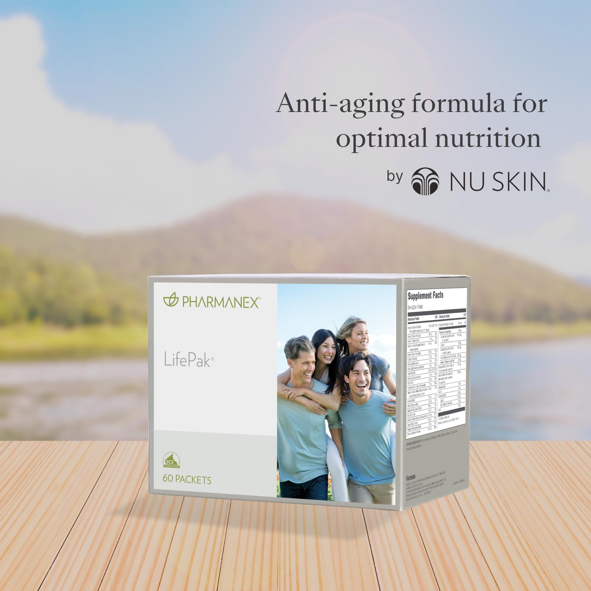 Pharmanex Nu Skin LifePak Advanced Nutritional Supplement for Adults | 60 Daily Packets | Aging, Digestive, and Gut Health Formula with Essential Vitamins, Minerals, and Phytonutrients Pharmanex Au supplements